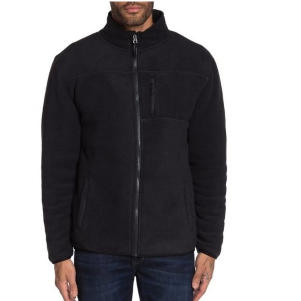 Weatherproof Faux Shearling Lined Funnel Neck Jack